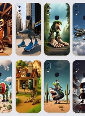 vivoZ1i手机壳z1青春版国外山海经木棍人通通哥直边软壳v1730DA磨砂viv0y全包边卡通软胶潮流新款保护套防摔