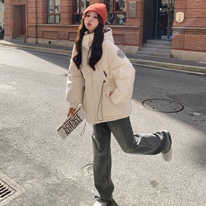现货24冬 50绒工装风撞色连帽羽绒服 170A-2369-P265-K388图片