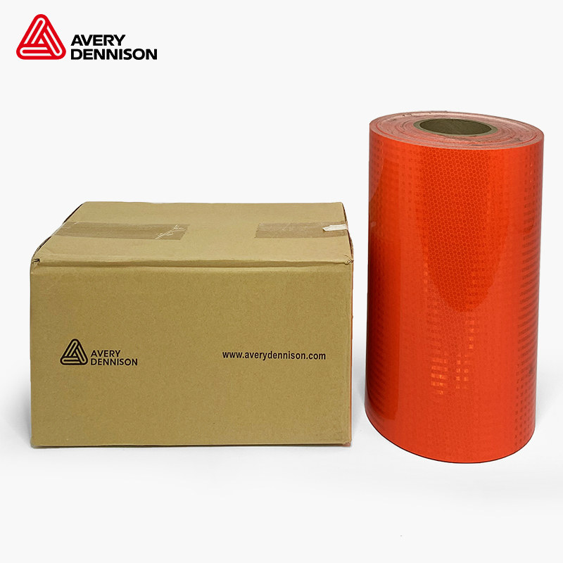 w-9514美国艾利avery交通危险车辆腰带反光膜橙色dg钻石级别5类膜