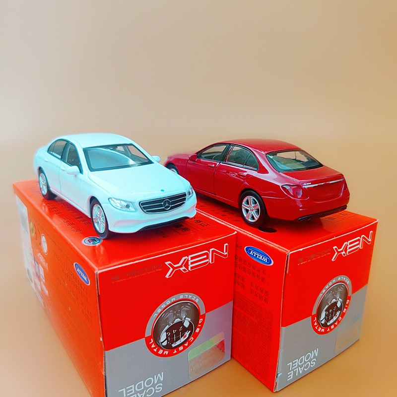 威利welly奔驰e级1:38小汽车合金车模收藏仿真模型玩具车男孩