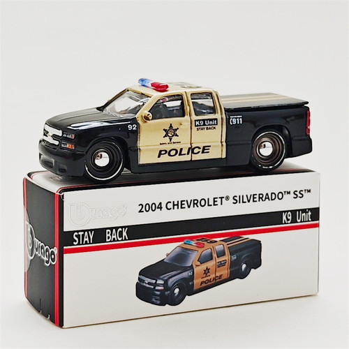 正版授权比美高1:64雪佛兰索罗德警车皮卡合金车模型收藏玩具车