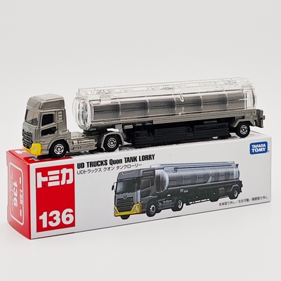 TOMICA多美卡加长系列UD TRUCKS 重型油罐卡车合金车模型男孩收藏