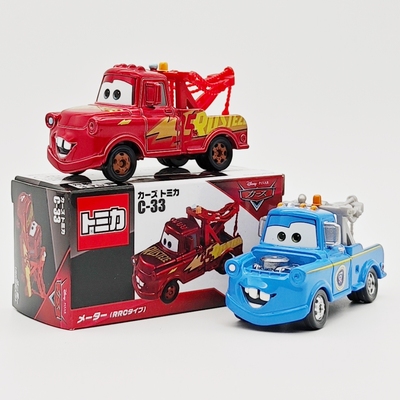 TOMY多美卡IP联名赛车总动员合金车模型板牙小汽车玩具车收藏摆件