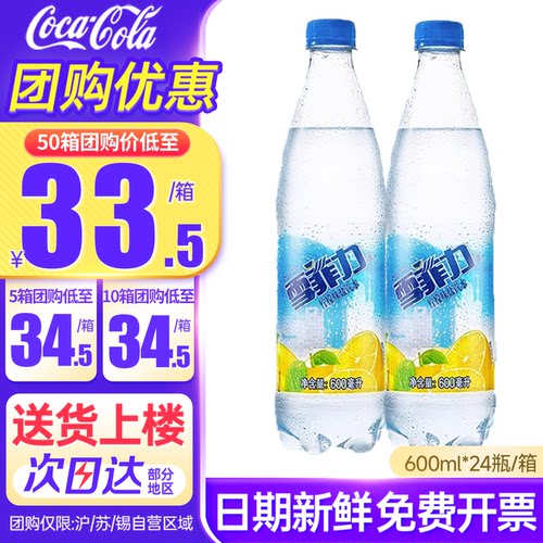 雪菲力盐汽水600ml*24瓶