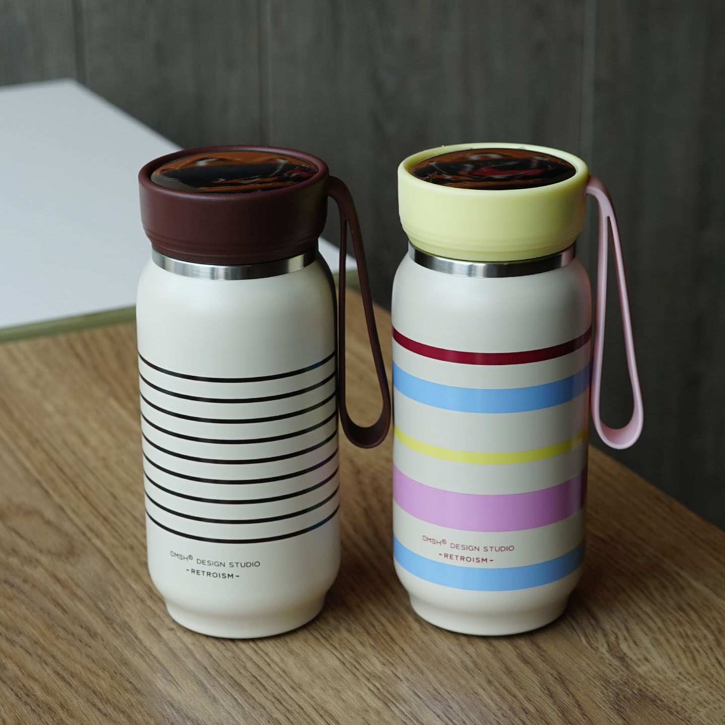 可爱新款复古小巧316不锈钢保温杯水杯女生高颜值学生便携杯子