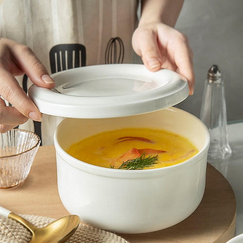 食品级釉下彩骨瓷泡面碗蒸蛋微波