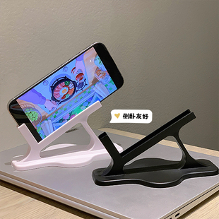 人工体学侧躺手机支架侧躺玩手机神器平板托架横向追剧阅读神器