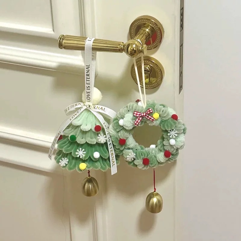 扭扭棒圣诞树花环挂件手工diy材料包全套圣诞节礼物送男女友2025