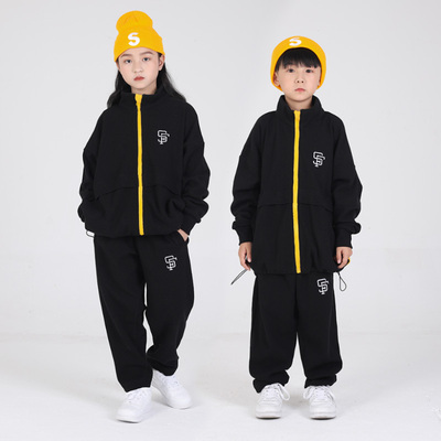 嘻哈潮牌少儿街舞演出服套装bboy