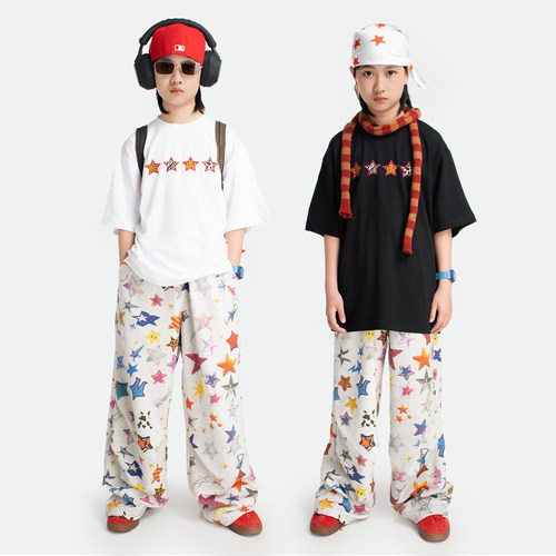 FUJAM潮牌童装夏季短袖T恤