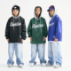 FUJAM美式 复古街头少儿街舞服装 嘻哈hiphop帅气连帽外套演出衣服