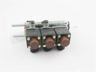 福田配件时代金刚工程车608,719,918取力电磁阀 三联四通电磁阀