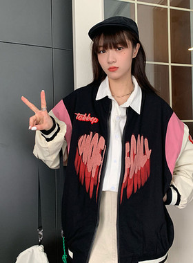 春秋薄款学生港风外套女