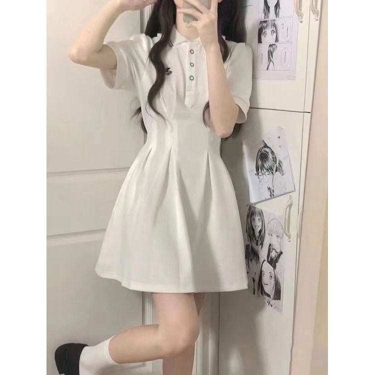 少女连衣裙初中学生高中女生中长