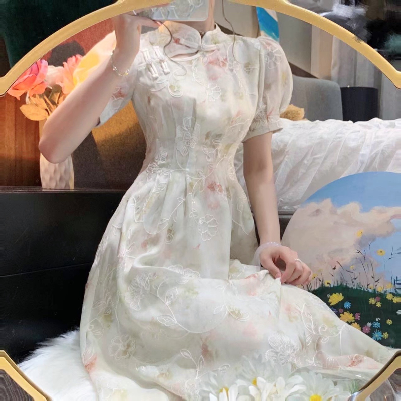 2024新款高端气质新中式国风改良