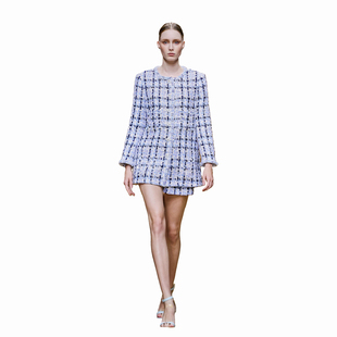 Elie小香风格 时尚 子开衫 女早春新款 两件套短裙 半身裙套装 Marie