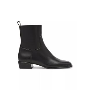 海外代购Steve Madden/思美登女士时装靴方头粗跟通勤日常