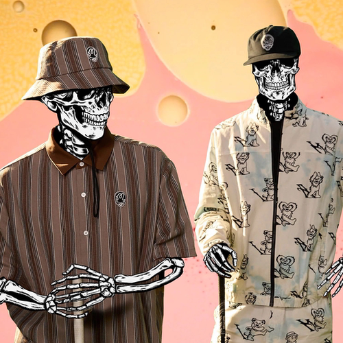 代购MALBON GRATEFUL DEAD感恩而死乐队联名高尔夫球帽渔夫帽防晒