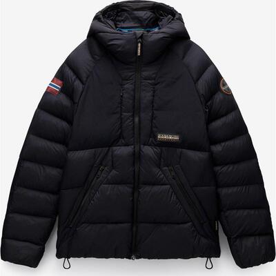 代购NAPAPIJRI男士夹克保暖防风黑色加厚冬季户外羽绒爆款休闲