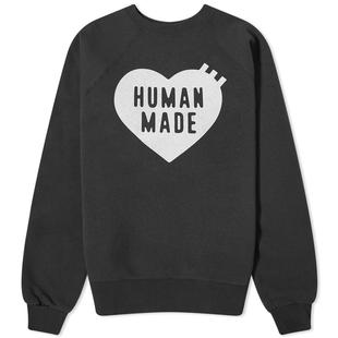 正品 Human Made卫衣心形LOGO男士 美国代购 时尚 休闲宽松圆领套头衫