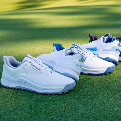 代购sundayred Presidio老虎伍兹无钉高尔夫球鞋男女专业全掌抓地