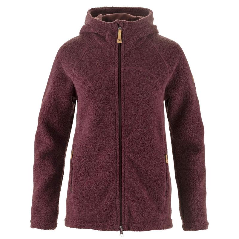 代购Fjallraven北极狐女士抓绒衣保暖透气防风保暖外套连帽长袖