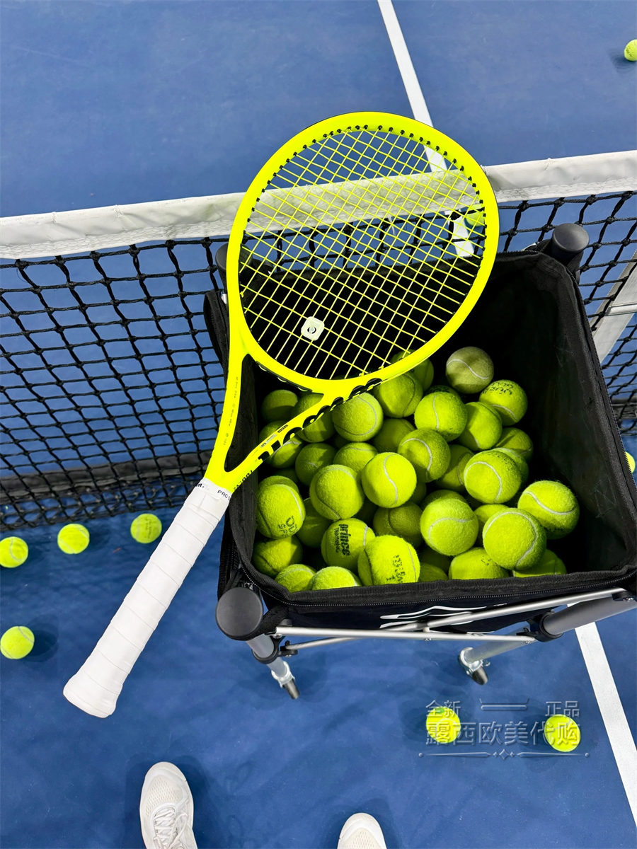 WilsonClash100霓虹黄色网球拍