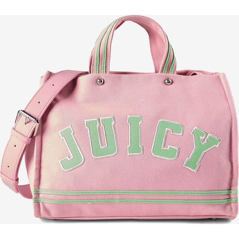 代购Juicy Couture女士手提包外置拉链袋内置拉链袋双用携带方式