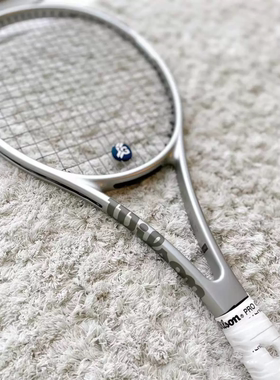 代购Wilson PRO STAFF 97 V14定制款费德勒铂金系列金属银色刻字