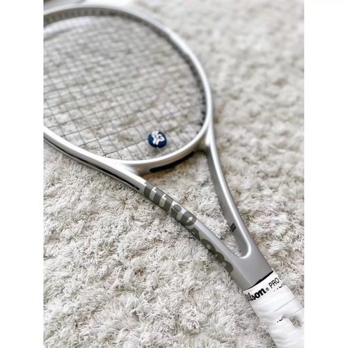 代购Wilson PRO STAFF 97 V14定制款费德勒铂金系列金属银色刻字