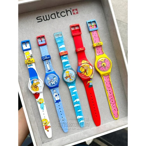 代购斯沃琪联名 Swatch THE SIMPSONS COLLECTION 辛普森一家石