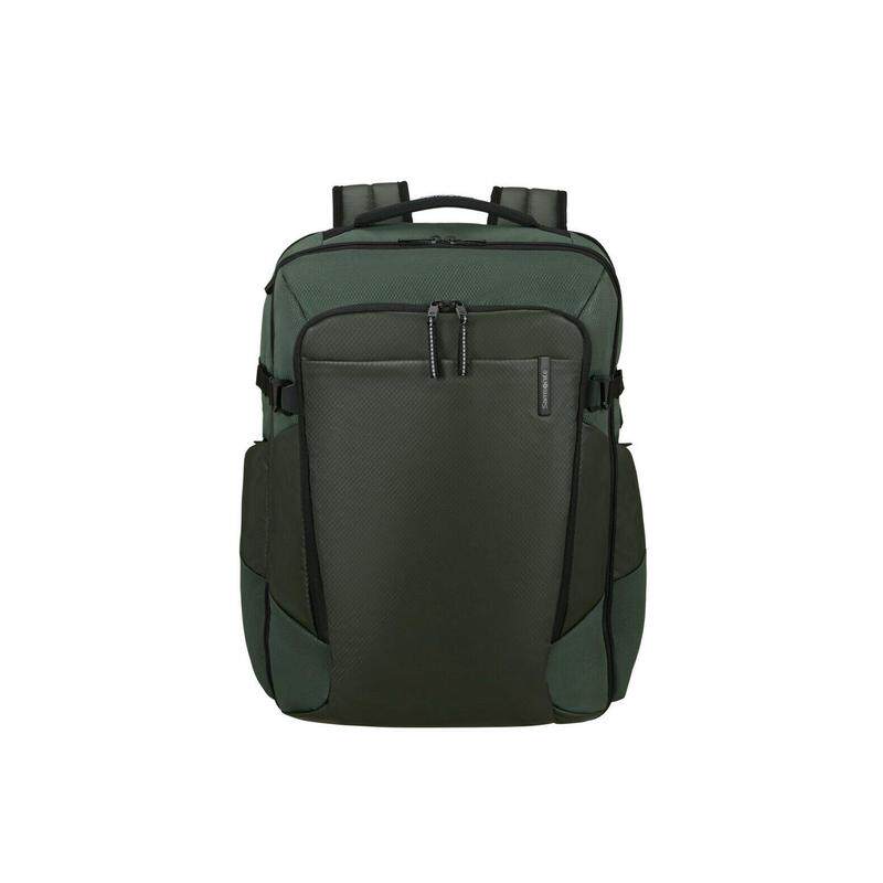 代购Samsonite新秀丽男士双肩包多隔层设计手机袋笔记本电脑仓