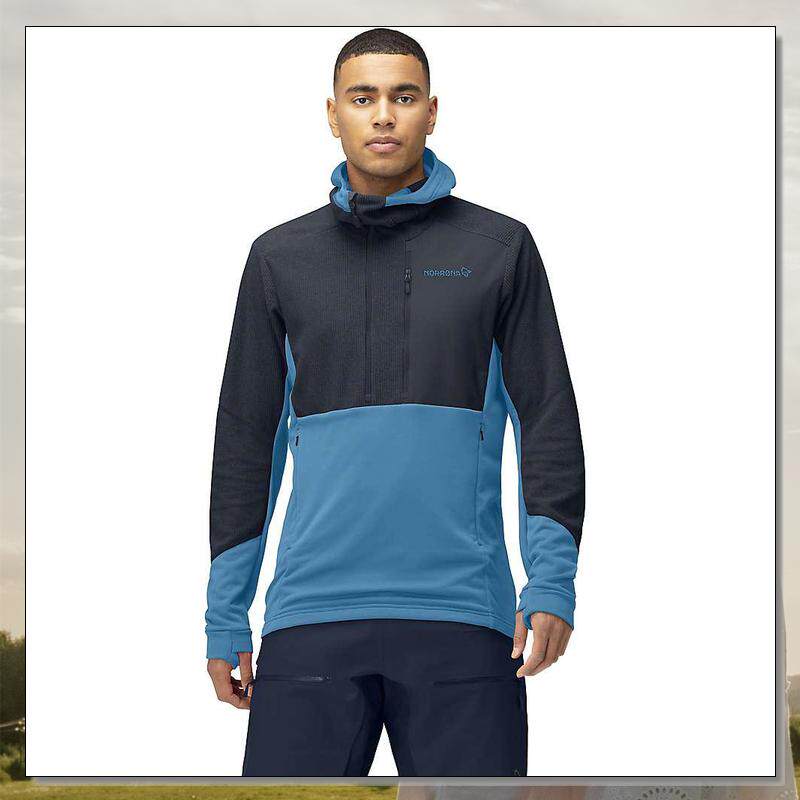 挪威品牌老人头 norrona lofoten thermal pro hoodie 男连帽衫