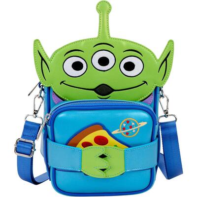 代购Loungefly女士单肩包可翻转零钱包便携收纳立体造型趣味装饰