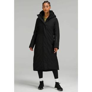 代购lululemon露露乐蒙女士羽绒服防水保暖透气防风黑色