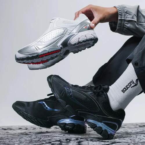 代购Saucony ProGrid V2 索康尼男女运动鞋复古潮流休闲鞋透气