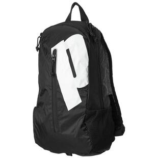 代购Prince王子网球包单拍容量拉链储物防滑固定带便携折叠黑色