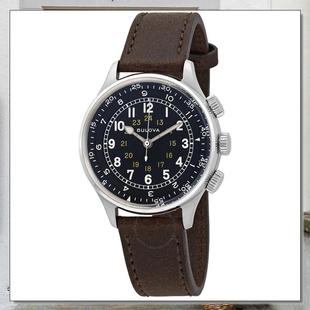 Pilot 腕表时尚 Bulova 宝路华男款 潮流机械棕色 Automatic