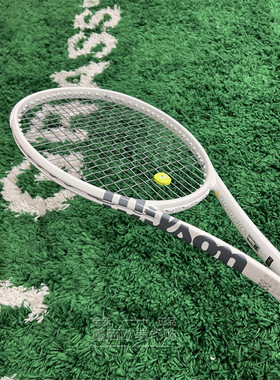 代购Wilson Blade 98 18X20 V8威尔胜费德勒网球拍星耀银白色定