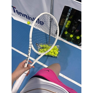 代购Wilson Blade 100L V9威尔胜定制网球拍小白拍金属银Clash100