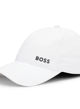 代购Hugo Boss男士帽子防晒吸汗白色透气户外夏季棒球帽爆款休闲