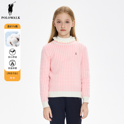 POLOWALK秋冬圆领针织衫女