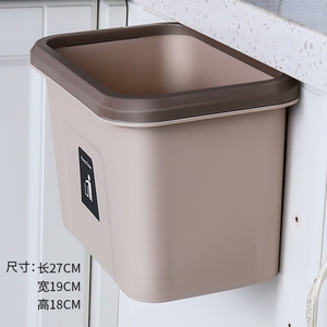 通用桌边简约可折叠塑料挂饰蔬菜果皮壁挂ins厨房垃圾桶挂式轻奢