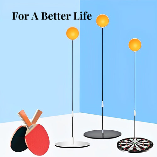 耐用软轴乒乓球训练器