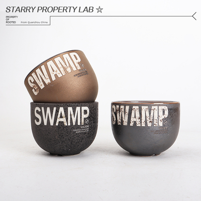 149潮流块根植物龙舌兰龟甲龙块根SRL陶瓷手工花盆NEIGHBORHOOD