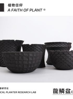 MY龙鳞潮流植物龙舌兰龟甲龙块根SRL陶瓷手工花盆NEIGHBORHOOD