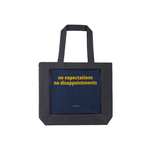 TOTE系列 0124 no expectations no disappointments 绝望 托特包