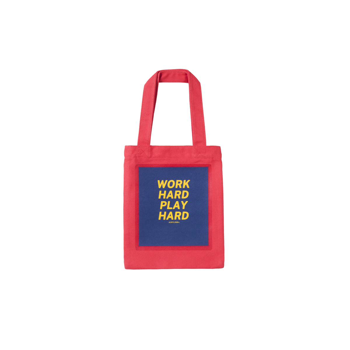 #0032# 迷你 work hard play hard ACRYLISM® mini bag 环保袋 箱包皮具/热销女包/男包 时尚帆布包 原图主图