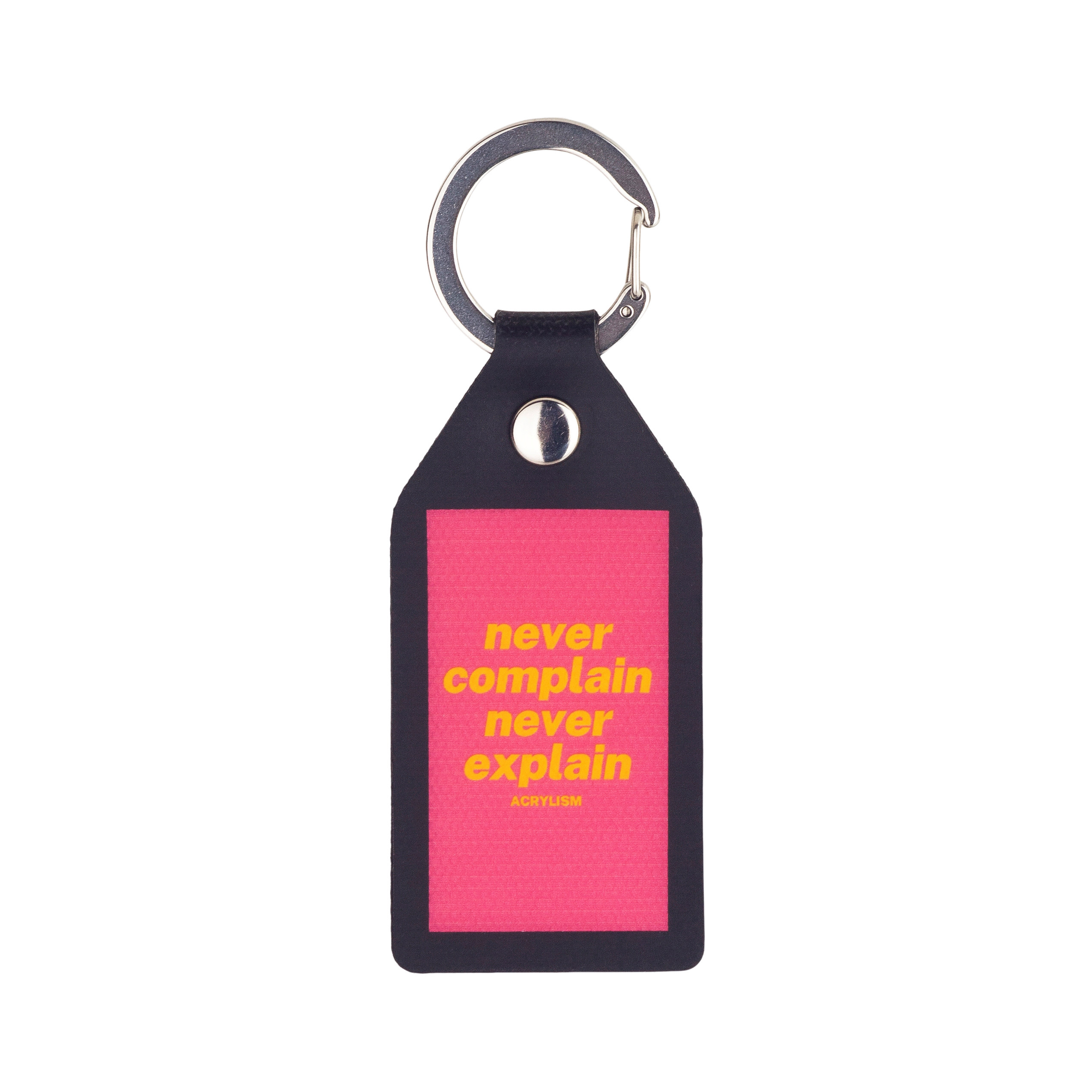 #0090# never complain never explain 包袋挂件 包挂 挂饰