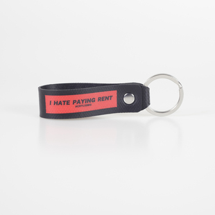 HATE 0091 ACRYLISM® RENT 钥匙圈001单头钥匙扣 PAYING